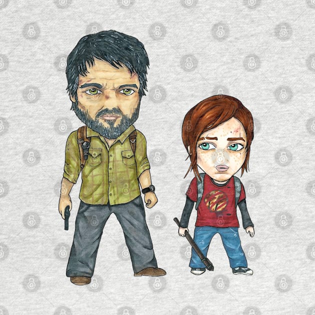 Joel & Ellie by LivStark